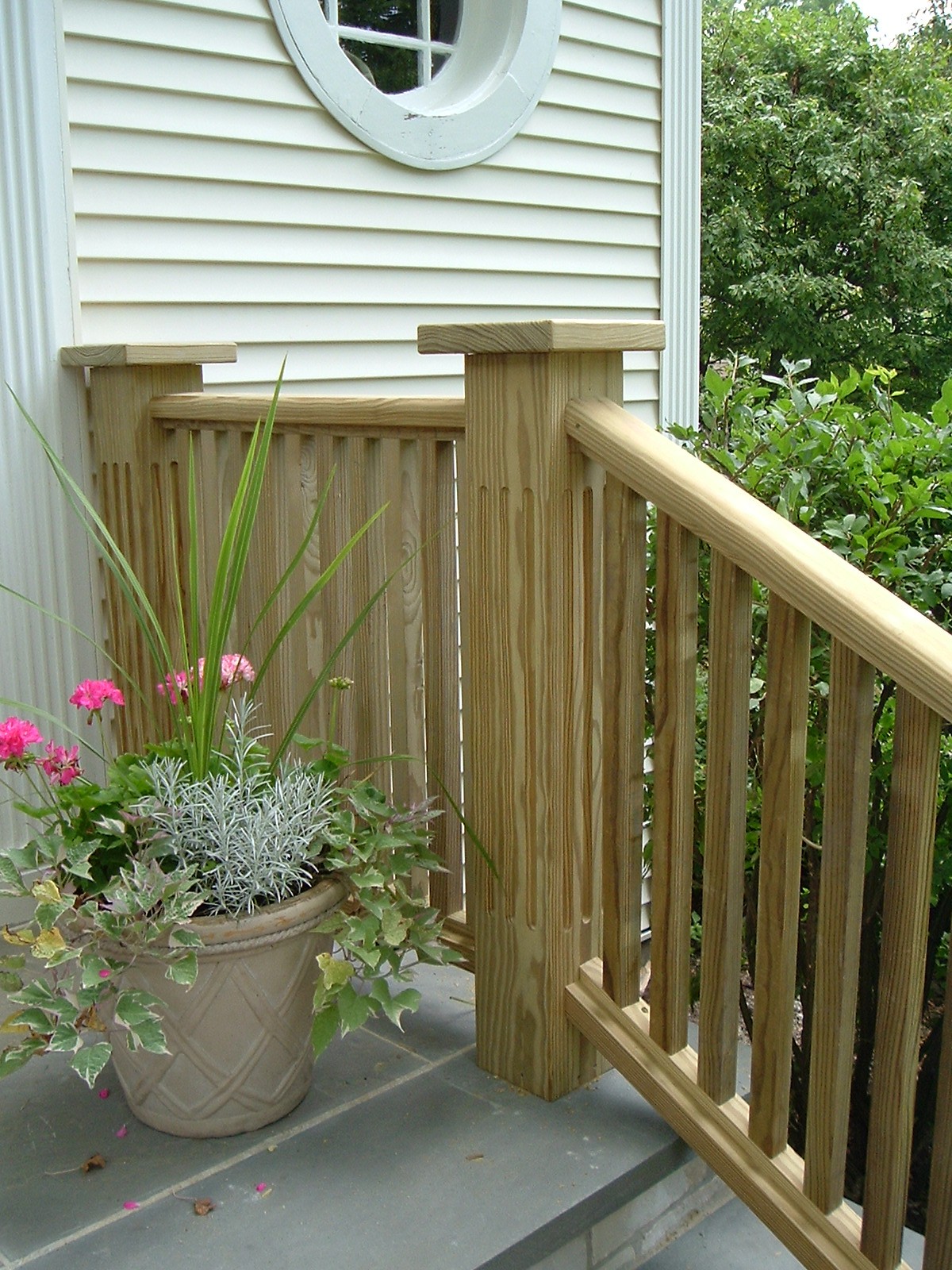 Fluted Porch Railing